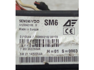 Блок комфорта 7M3962258AK, S120042100D   Volkswagen Sharan   