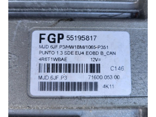 Řídící jednotka 55195817, 7160005300 Fiat Punto (199) 2005