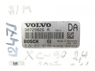Блок управления двигателя 0281012103, 30729826A   Volvo XC90