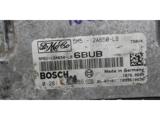 Блок управления двигателя 5M5112A650LB, 0281032086   Ford Focus
