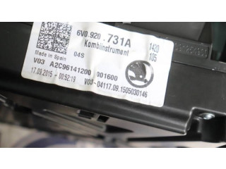 Панель приборов 6V0920731A, A2C96141200 Skoda Fabia Mk3 (NJ)