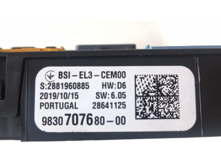   Pojistková skříňka 9830707680   Opel Combo E 2020