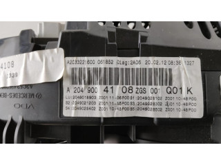Přístrojová deska Mercedes-Benz C W204 2010 A2049004108, 2049018903
