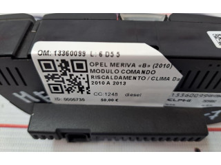 Блок управления климат-контролем 13360099, 13360099 Opel Meriva B