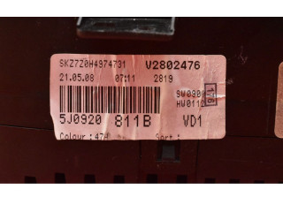 Панель приборов 5J0920811B, 5J0920811B Skoda Fabia Mk2 (5J)