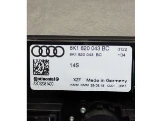 Блок управления климат-контролем 8K1820043BC, A2C92381400   Audi A5 Sportback 8TA