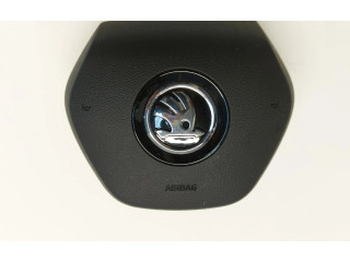 Подушка безопасности водителя 5E3880201AA Skoda Octavia Mk4
