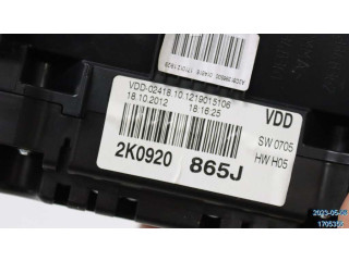 Панель приборов 2K0920865JX Volkswagen Caddy