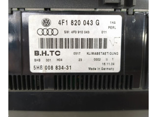Блок управления климат-контролем 4F1820043G   Audi A6 S6 C6 4F