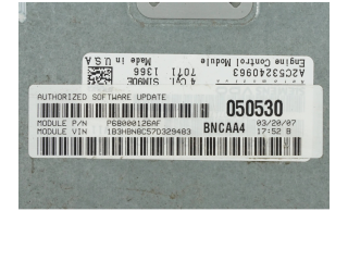 Řídící jednotka P68000126AF, A2C53240963 Dodge Caliber 2007