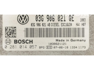Комплект блоков управления 03G906021QE, 03G906021QE Volkswagen Golf Plus