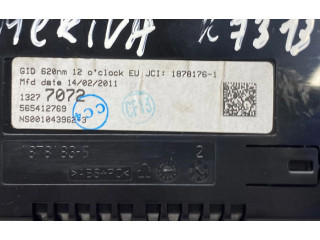 Дисплей 565412769, 13277072 Opel Meriva B