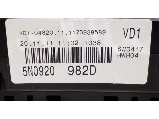 Přístrojová deska Volkswagen Tiguan 2011 5N0920982D
