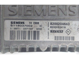 Блок управления коробкой передач S118037002C, 8200052418   Renault Clio II