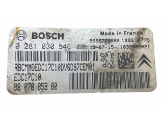 Řídící jednotka 9807885980, 9666729580 Citroen Berlingo 2008