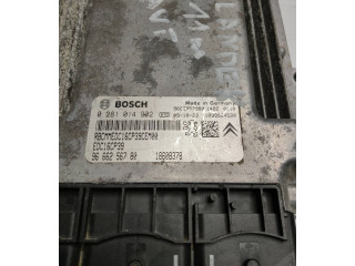 Блок управления двигателя 9666256780, 0281014902 Mitsubishi Outlander