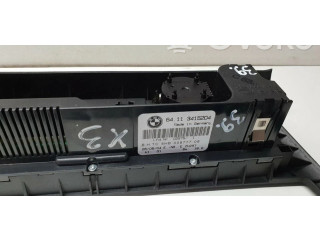 Блок управления климат-контролем 3415204, 64113415204   BMW X3 E83