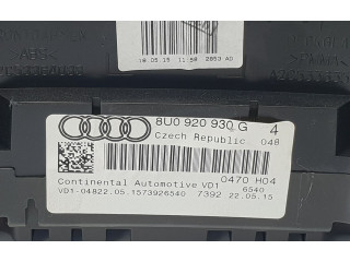 Панель приборов 8U0920930G, 8U0920930G Audi Q3 8U