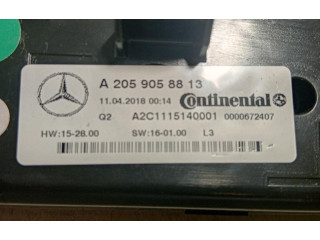 Блок управления климат-контролем A2059058813, 651921   Mercedes-Benz GLC C253