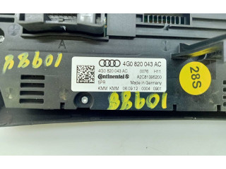 Блок управления климат-контролем 4G0820043AC, A2C81395200   Audi A7 S7 4G