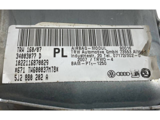 Подушка безопасности пассажира 5J2880202A, 34003077D   Skoda Fabia Mk2 (5J)