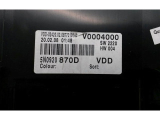 Přístrojová deska Volkswagen Tiguan 2007 5N0920870DX, 5N0920870D