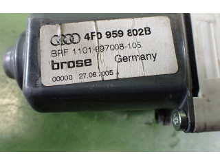 Рулевая рейка  Передний комплект электрического механизма для подъема окна 4F0959802B   Audi A6 S6 C5 4B 1997 - 2005 года