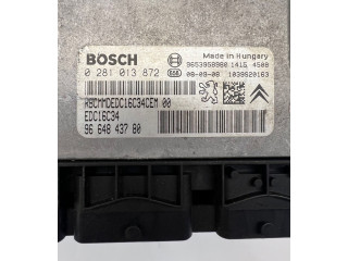 Блок управления двигателя 0281013872, 9653958980 Citroen Berlingo