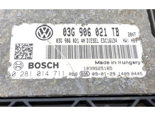 Блок управления двигателем Блок управления 03G906021TB Skoda Octavia Mk2 (1Z)