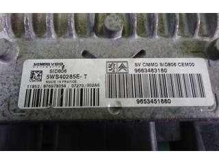 Блок управления двигателем Блок управления 9653451880   Citroen C2