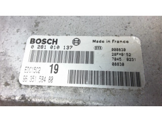 Блок управления двигателя 0281010137, 9635158480 Citroen Xsara