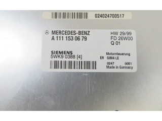 Řídící jednotka A1111530679, A1111530679 Mercedes-Benz C W203 2001
