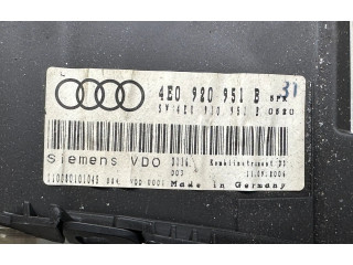 Přístrojová deska Audi A8 S8 D3 4E 2006 4E0920951B, 4E0910951B