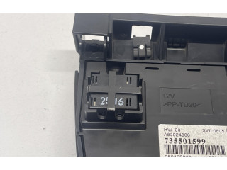 Блок управления климат-контролем 735501599, 735501599   Fiat Punto Evo