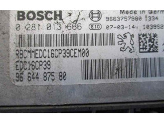 Блок управления двигателя 9837674280   Citroen Berlingo