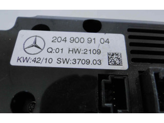 Блок управления климат-контролем A2049009104   Mercedes-Benz GLK (X204)