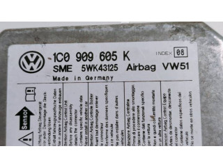 Блок подушек безопасности 1C0909605K, 5WK43125 Skoda Fabia Mk1 (6Y)