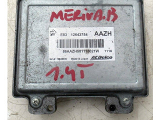 Блок управления двигателя 12643754   Opel Meriva B