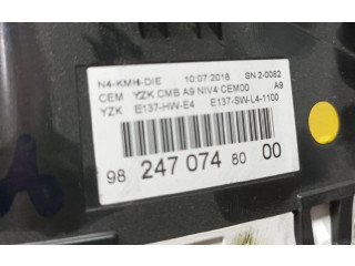 Панель приборов 9824707480 Peugeot 2008 I