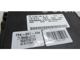 Блок управления редуктора коробки передач (раздатки) A0355451532, 0355451532   Mercedes-Benz E W211