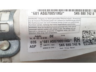 Боковая подушка безопасности 5K6880742B, 681ASG70051XG Volkswagen Golf VI