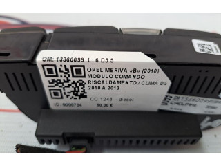 Блок управления климат-контролем 13360099, 13360099   Opel Meriva B