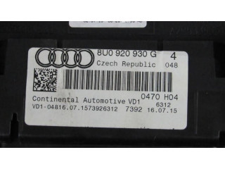 Панель приборов 8U0920930G, A2C53363514 Audi Q3 8U