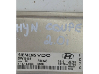 Блок управления двигателя 3910123760, 3912023760   Hyundai Coupe