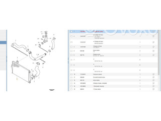 Радиатор интеркулера 31274553   Volvo XC90   для двигателя D 5244 T4