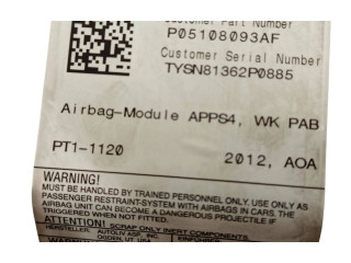 Подушка безопасности пассажира P05108093AF, TYSN81362P0885 Jeep Grand Cherokee