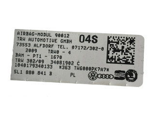 Подушка безопасности для колен 5L1880841B, 34081902C Skoda Yeti (5L)