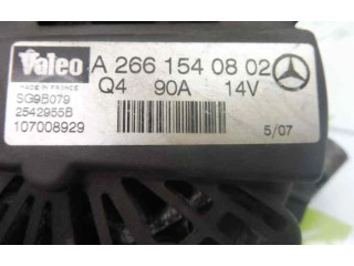 Генератор A2661540802, 2542955B   Mercedes-Benz A W169      