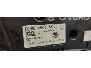 Панель приборов 5E0920861D   Skoda Octavia Mk3 (5E)       