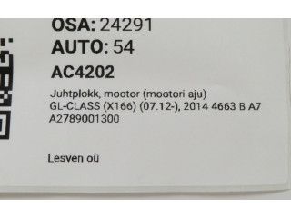 Řídící jednotka A2789001300, A2789001300   Mercedes-Benz GL X166 2014